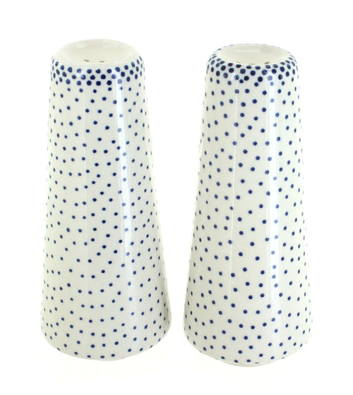 Polish Pottery Small Dots Salt & Pepper Shakers