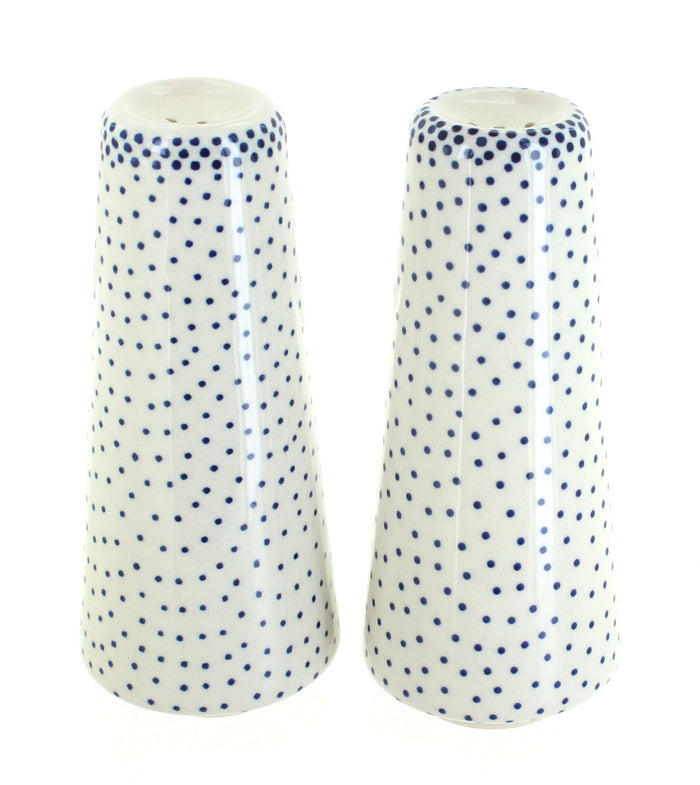 Polish Pottery Small Dots Salt & Pepper Shakers