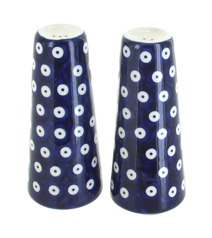 Polish Pottery Dots Salt & Pepper Shakers