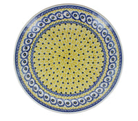 Saffron Dinner Plate Polish Pottery