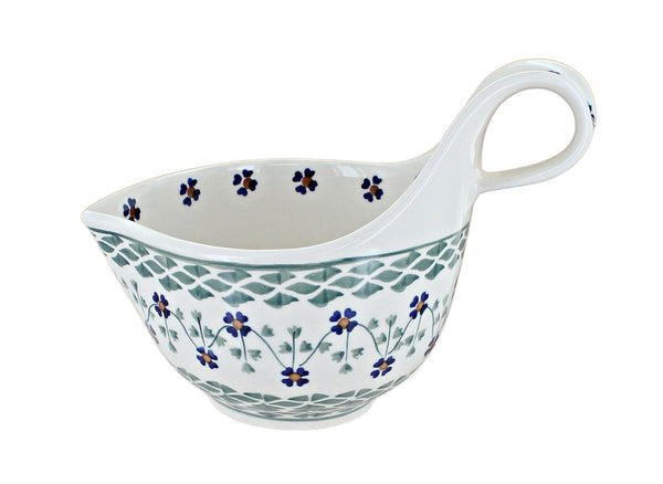 Sage Floral Soup Mug