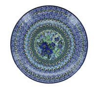 Sapphire Fields Dinner Plate Polish Pottery