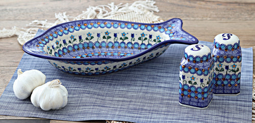 Savannah Salt & Pepper Shakers Polish Pottery
