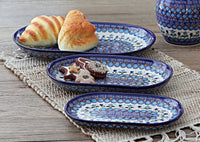 Savannah 3 Piece Oval Server Set Polish Pottery