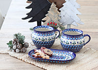 Savannah Bubble Soup Mug Polish Pottery