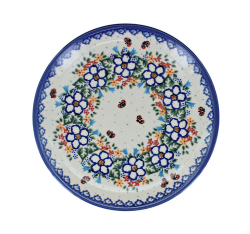 Scarlett Dessert Plate Polish Pottery