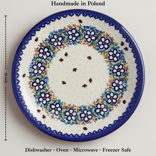 Scarlett Dinner Plate Polish Pottery