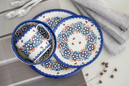 Scarlett Dessert Plate Polish Pottery