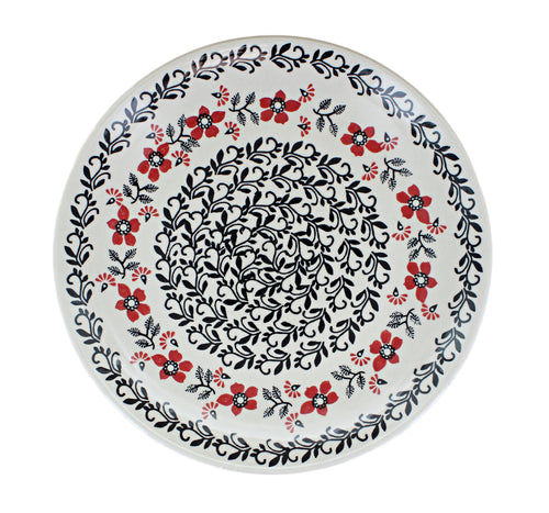 Scarlett Ivy Dinner Plate Polish Pottery