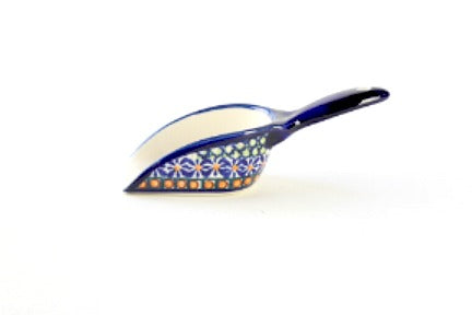 Mosaic Flower Scoop Polish Pottery