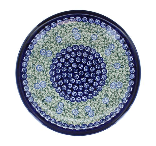 Seaside Swirl Dinner Plate Polish Pottery