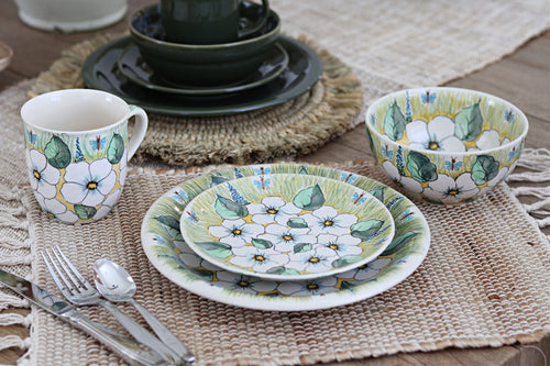 Serenity Dessert Plate Polish Pottery