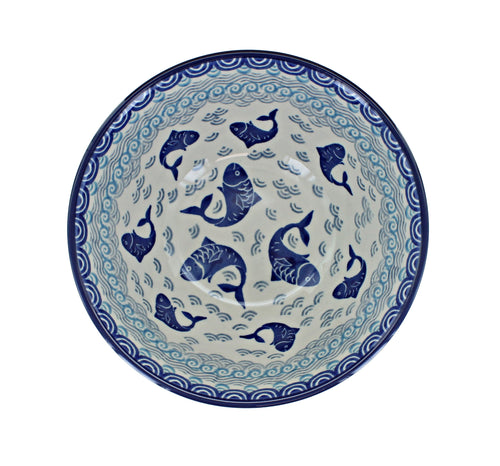 Summer Fun Cereal/Soup Bowl Polish Pottery