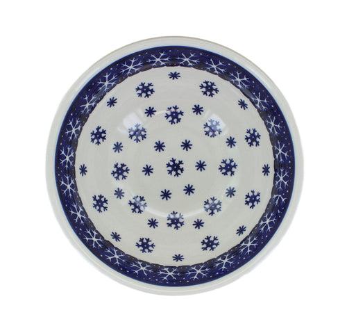 Snow Flurry Cereal/Soup Bowl Polish Pottery