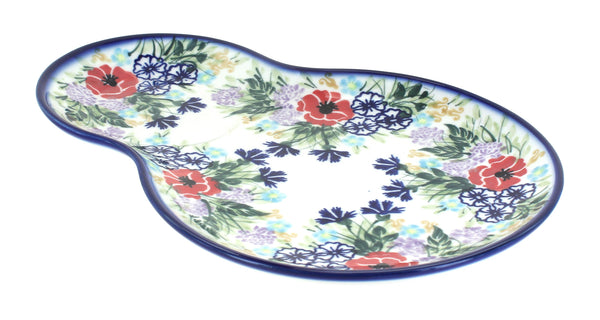 Summer Garden Oval Breakfast Plate
