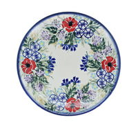Summer Garden Dessert Plate Polish Pottery