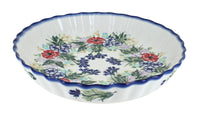 Polish Pottery Summer Garden Pie Plate