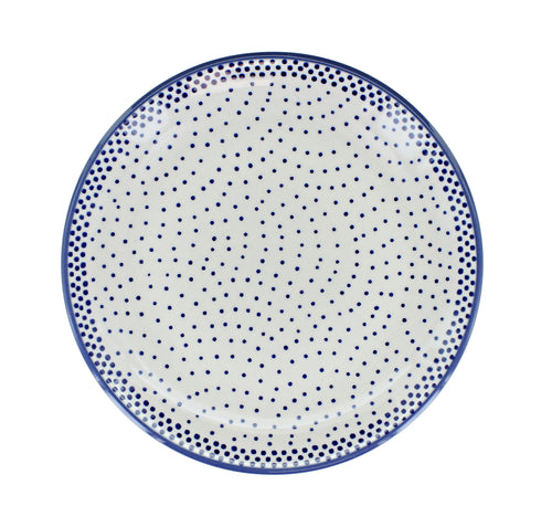 Small Dots Dessert Plate Polish Pottery