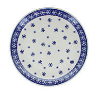 Snow Flurry Dinner Plate Polish Pottery