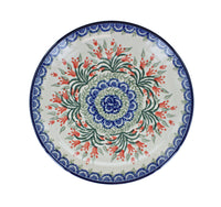 Spring Tulip Dessert Plate Polish Pottery