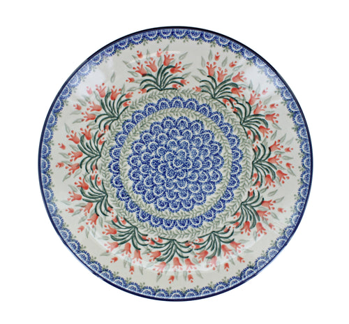 Spring Tulip Dinner Plate Polish Pottery