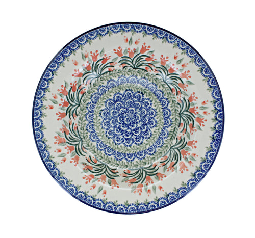Spring Tulip Soup Plate Polish Pottery