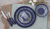 Seaside Swirl Cereal/Soup Bowl Polish Pottery