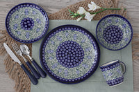 Seaside Swirl Dinner Plate Polish Pottery