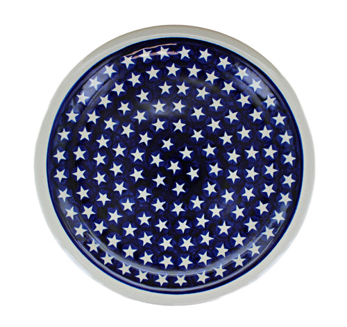 Stars Dinner Plate Polish Pottery