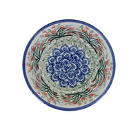 Spring Tulip Dessert Bowl Polish Pottery