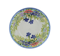 Summer Garden Dessert Bowl Polish Pottery