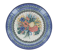 Summer Blooms Dinner Plate Polish Pottery