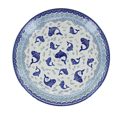 Summer Fun Dinner Plate Polish Pottery