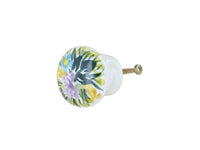 Polish Pottery Summer Garden Drawer Pull
