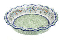 Polish Pottery Summer Vine Pie Plate