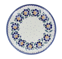 Sunflower Dinner Plate Polish Pottery