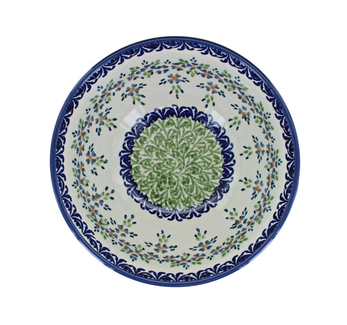 Summer Vine Cereal/Soup Bowl Polish Pottery