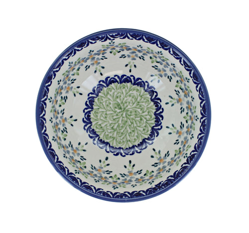Summer Vine Dessert Bowl Polish Pottery