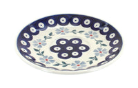 Polish Pottery Blue Violet Saucer