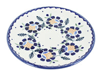 Polish Pottery Sunflower Dessert Plate