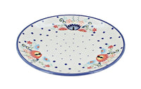 Polish Pottery Desert Flower Dessert Plate