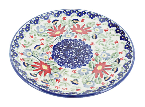 Polish Pottery Jungle Bouquet Dessert Plate