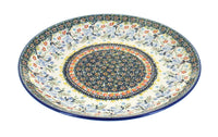 Polish Pottery Periwinkle Dinner Plate