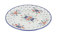 Polish Pottery Desert Flower Dinner Plate