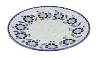 Polish Pottery Sunflower Dinner Plate