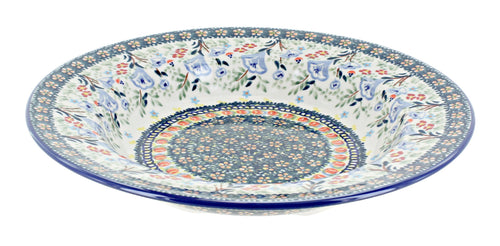 Polish Pottery Periwinkle Soup Plate