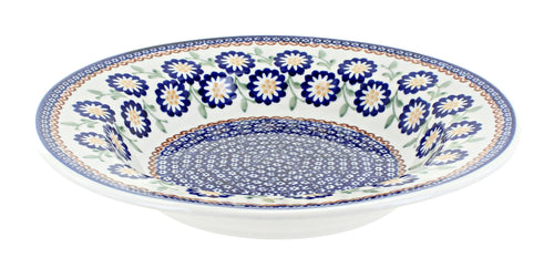 Polish Pottery Peach Blossom Soup Plate