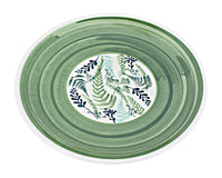 Polish Pottery Floating Fern Lunch Plate