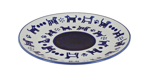 Polish Pottery Puppy Paws Lunch Plate