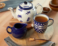 Xandra 4 Piece Mug Set Polish Pottery